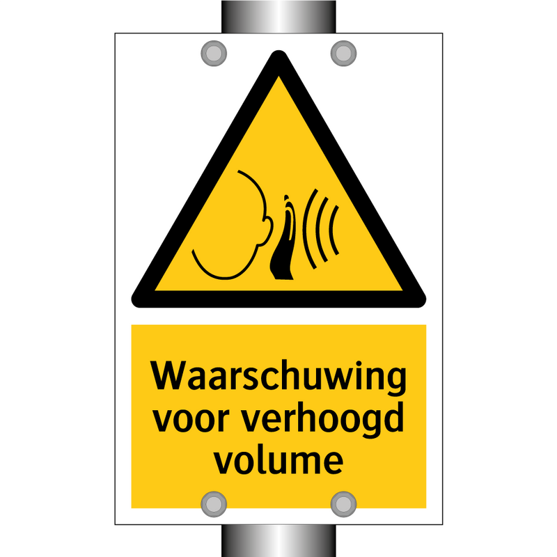 Waarschuwing voor verhoogd volume & Waarschuwing voor verhoogd volume