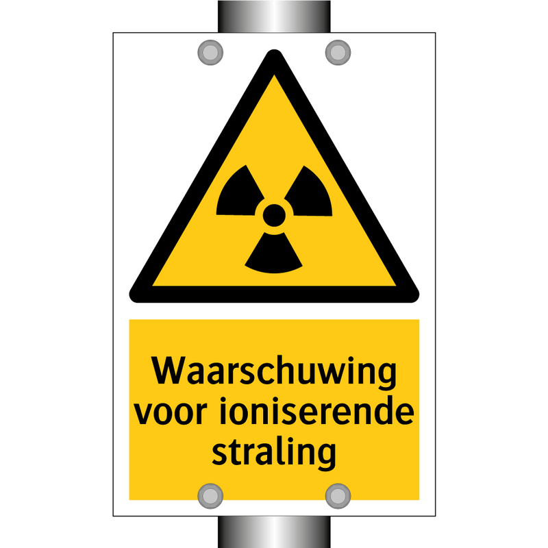 Waarschuwing voor ioniserende straling & Waarschuwing voor ioniserende straling