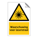 Waarschuwing voor laserstraal & Waarschuwing voor laserstraal & Waarschuwing voor laserstraal