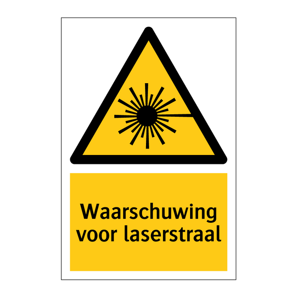 Waarschuwing voor laserstraal & Waarschuwing voor laserstraal & Waarschuwing voor laserstraal