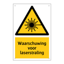 Waarschuwing voor laserstraling & Waarschuwing voor laserstraling & Waarschuwing voor laserstraling