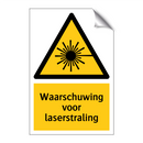 Waarschuwing voor laserstraling & Waarschuwing voor laserstraling & Waarschuwing voor laserstraling