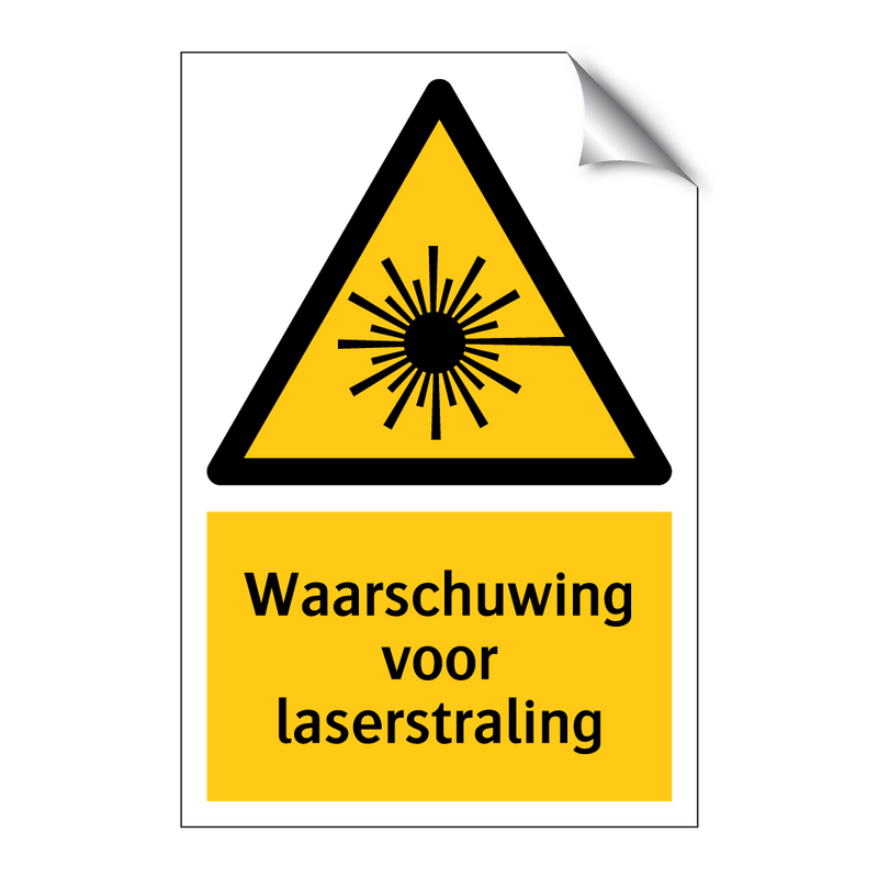 Waarschuwing voor laserstraling & Waarschuwing voor laserstraling & Waarschuwing voor laserstraling