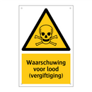 Waarschuwing voor lood (vergiftiging) & Waarschuwing voor lood (vergiftiging)