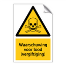Waarschuwing voor lood (vergiftiging) & Waarschuwing voor lood (vergiftiging)