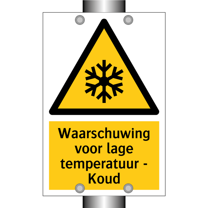 Waarschuwing voor lage temperatuur - Koud & Waarschuwing voor lage temperatuur - Koud