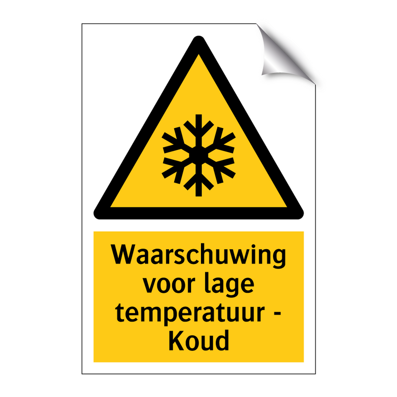 Waarschuwing voor lage temperatuur - Koud & Waarschuwing voor lage temperatuur - Koud