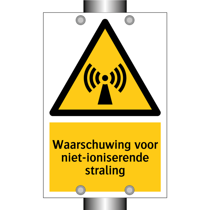 Waarschuwing voor niet-ioniserende straling & Waarschuwing voor niet-ioniserende straling