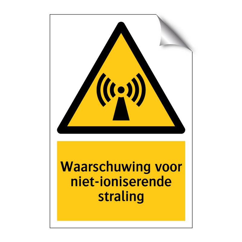 Waarschuwing voor niet-ioniserende straling & Waarschuwing voor niet-ioniserende straling