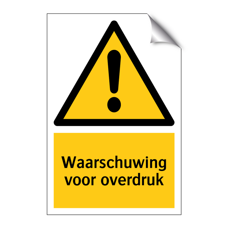 Waarschuwing voor overdruk & Waarschuwing voor overdruk & Waarschuwing voor overdruk