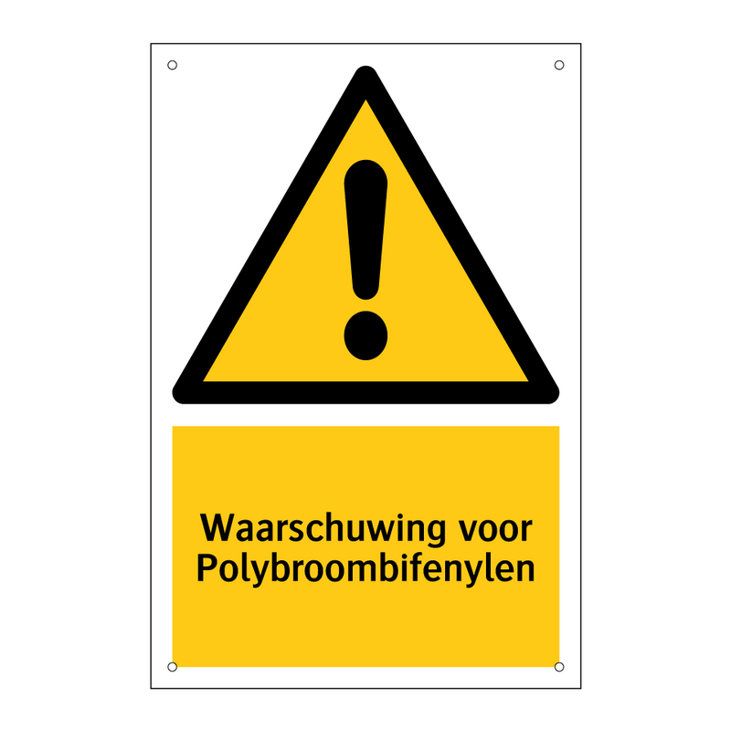 Waarschuwing voor Polybroombifenylen & Waarschuwing voor Polybroombifenylen