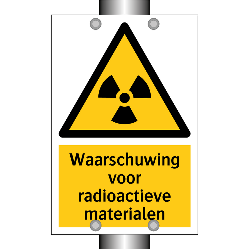 Waarschuwing voor radioactieve materialen & Waarschuwing voor radioactieve materialen