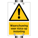 Waarschuwing voor risico op instorting & Waarschuwing voor risico op instorting
