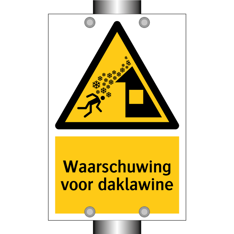 Waarschuwing voor daklawine & Waarschuwing voor daklawine & Waarschuwing voor daklawine