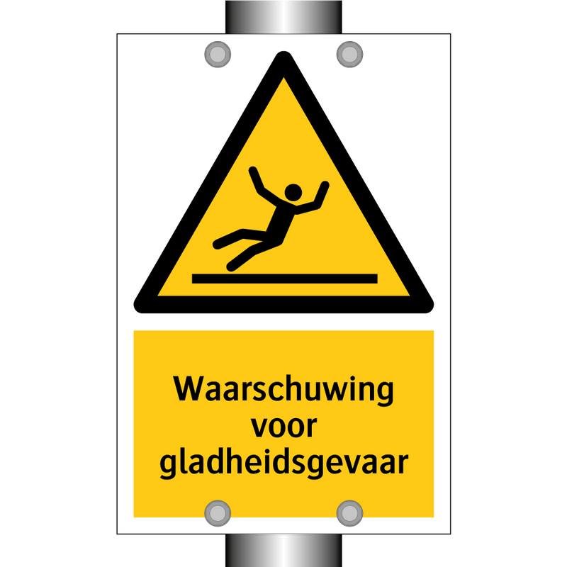 Waarschuwing voor gladheidsgevaar & Waarschuwing voor gladheidsgevaar