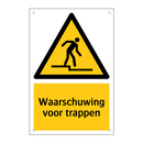 Waarschuwing voor trappen & Waarschuwing voor trappen & Waarschuwing voor trappen