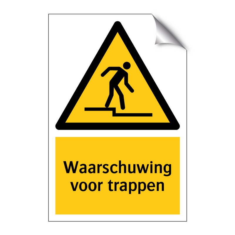 Waarschuwing voor trappen & Waarschuwing voor trappen & Waarschuwing voor trappen
