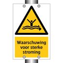 Waarschuwing voor sterke stroming & Waarschuwing voor sterke stroming