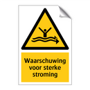 Waarschuwing voor sterke stroming & Waarschuwing voor sterke stroming