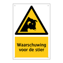Waarschuwing voor de stier & Waarschuwing voor de stier & Waarschuwing voor de stier
