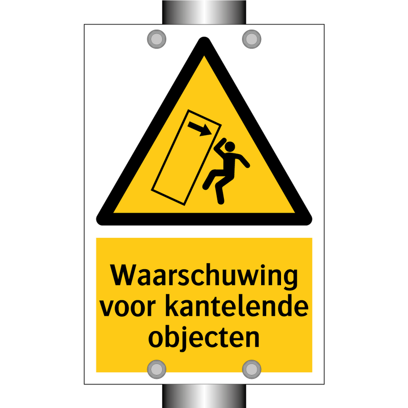 Waarschuwing voor kantelende objecten & Waarschuwing voor kantelende objecten