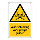 Waarschuwing voor giftige gassen & Waarschuwing voor giftige gassen