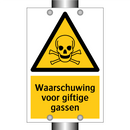 Waarschuwing voor giftige gassen & Waarschuwing voor giftige gassen