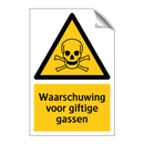Waarschuwing voor giftige gassen & Waarschuwing voor giftige gassen