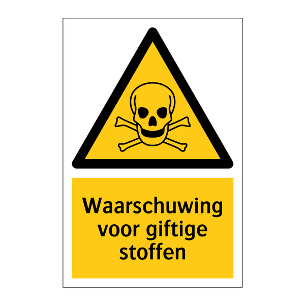 Waarschuwing voor giftige stoffen & Waarschuwing voor giftige stoffen