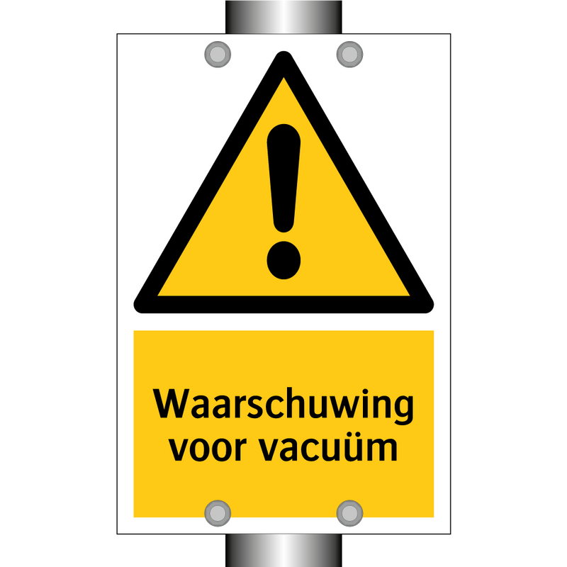 Waarschuwing voor vacuüm & Waarschuwing voor vacuüm & Waarschuwing voor vacuüm