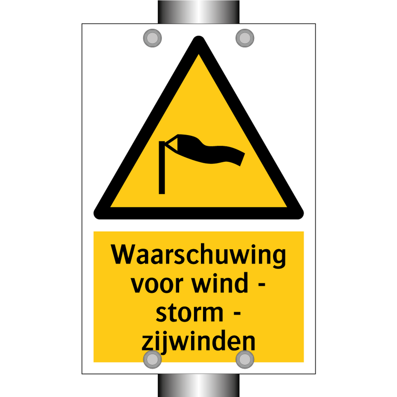 Waarschuwing voor wind - storm - zijwinden & Waarschuwing voor wind - storm - zijwinden