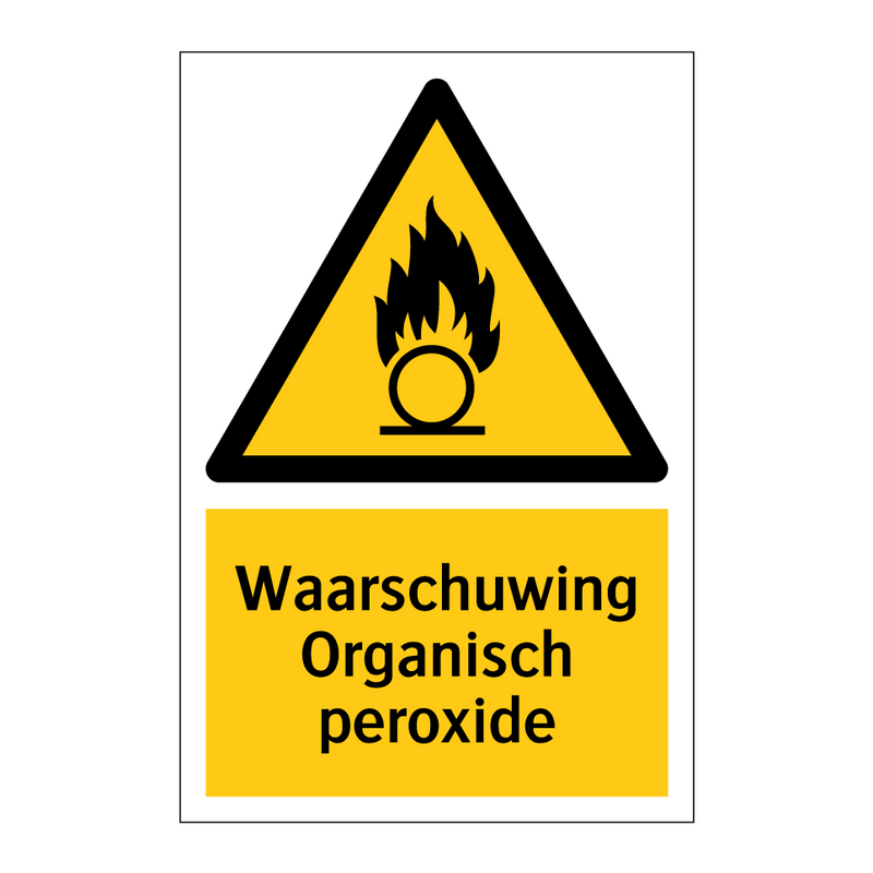 Waarschuwing Organisch peroxide & Waarschuwing Organisch peroxide & Waarschuwing Organisch peroxide