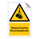 Waarschuwing Bovenloopkraan & Waarschuwing Bovenloopkraan & Waarschuwing Bovenloopkraan