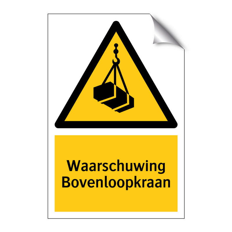 Waarschuwing Bovenloopkraan & Waarschuwing Bovenloopkraan & Waarschuwing Bovenloopkraan