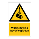 Waarschuwing Bovenloopkraan & Waarschuwing Bovenloopkraan & Waarschuwing Bovenloopkraan