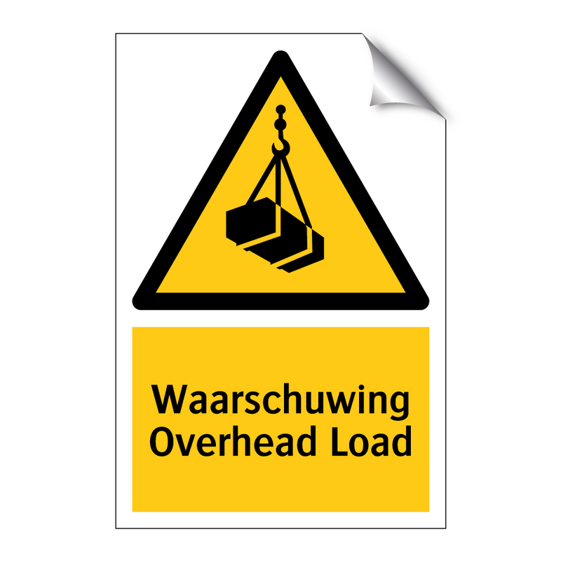 Waarschuwing Overhead Load & Waarschuwing Overhead Load & Waarschuwing Overhead Load