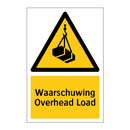 Waarschuwing Overhead Load & Waarschuwing Overhead Load & Waarschuwing Overhead Load