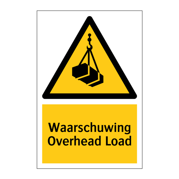 Waarschuwing Overhead Load & Waarschuwing Overhead Load & Waarschuwing Overhead Load