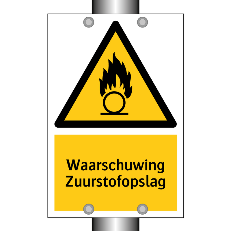 Waarschuwing Zuurstofopslag & Waarschuwing Zuurstofopslag & Waarschuwing Zuurstofopslag