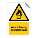 Waarschuwing Zuurstofopslag & Waarschuwing Zuurstofopslag & Waarschuwing Zuurstofopslag