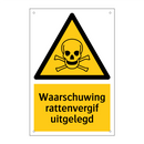 Waarschuwing rattenvergif uitgelegd & Waarschuwing rattenvergif uitgelegd