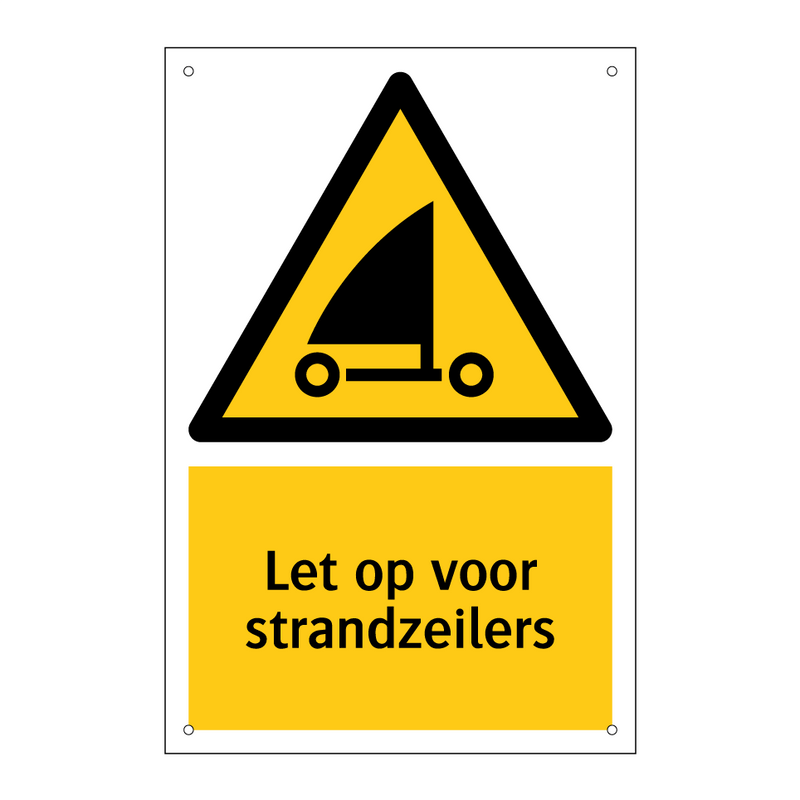 Let op voor strandzeilers & Let op voor strandzeilers & Let op voor strandzeilers