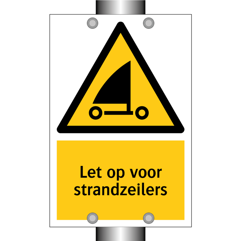Let op voor strandzeilers & Let op voor strandzeilers & Let op voor strandzeilers