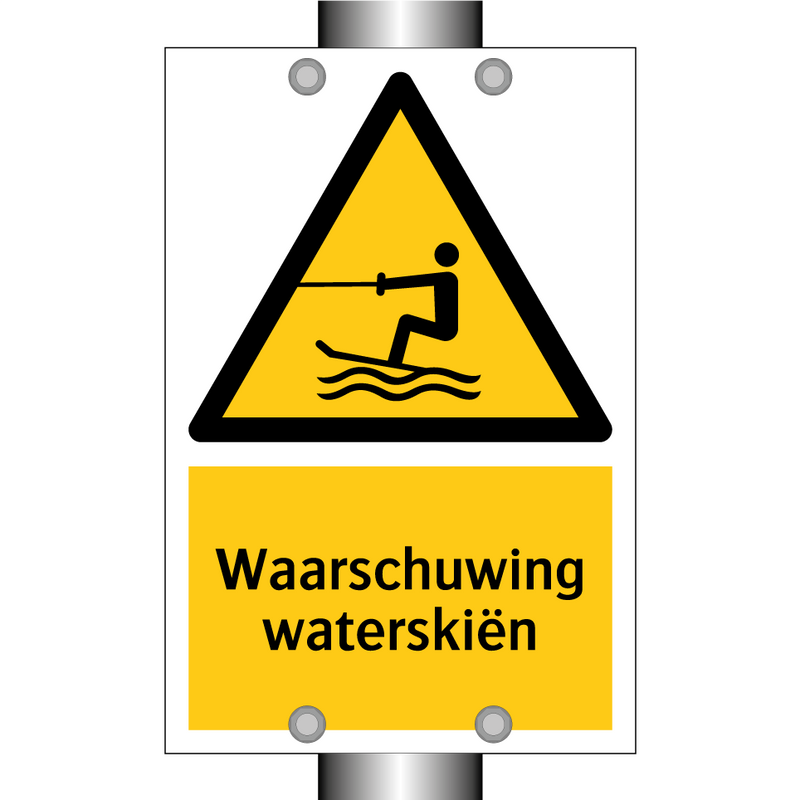Waarschuwing waterskiën & Waarschuwing waterskiën & Waarschuwing waterskiën