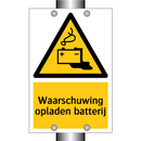 Waarschuwing opladen batterij & Waarschuwing opladen batterij & Waarschuwing opladen batterij