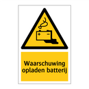 Waarschuwing opladen batterij & Waarschuwing opladen batterij & Waarschuwing opladen batterij
