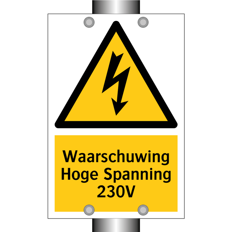 Waarschuwing Hoge Spanning 230V & Waarschuwing Hoge Spanning 230V & Waarschuwing Hoge Spanning 230V