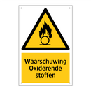 Waarschuwing Oxiderende stoffen & Waarschuwing Oxiderende stoffen & Waarschuwing Oxiderende stoffen