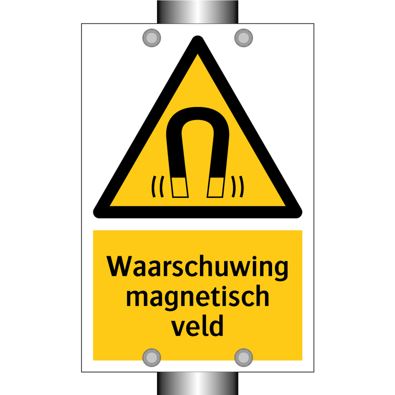 Waarschuwing magnetisch veld & Waarschuwing magnetisch veld & Waarschuwing magnetisch veld