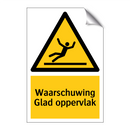 Waarschuwing Glad oppervlak & Waarschuwing Glad oppervlak & Waarschuwing Glad oppervlak